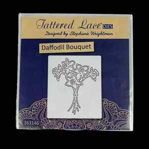 Tattered Lace Daffodil Bouquet Retired Card Making